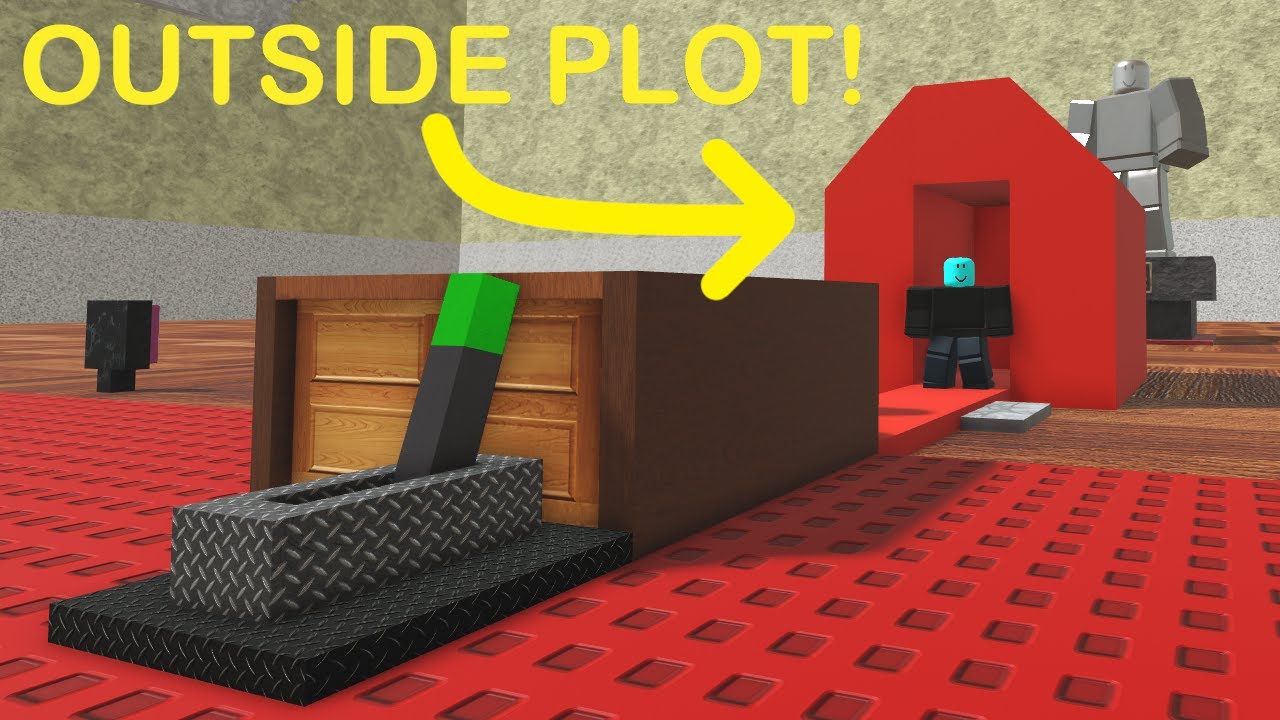 DOOR GLITCH! Build Outside Base! To Roblox Building YouTube