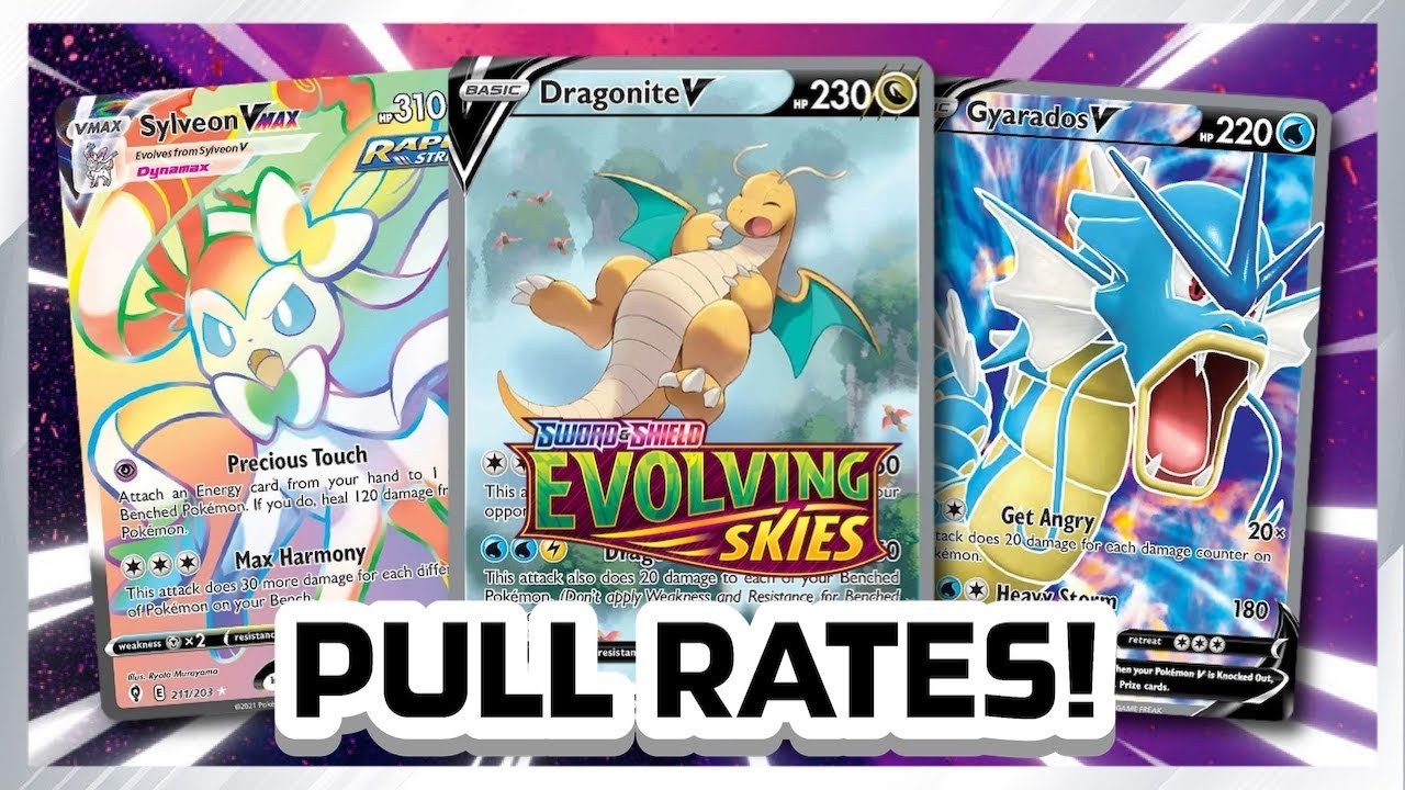 Pokémon TCG: Evolving Skies Pull Rates - YouTube