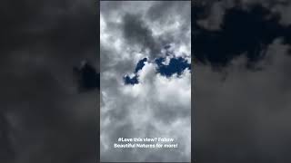 Clouds Drifting Across the Sky ☁️💙 | Peaceful Nature #Shorts