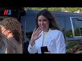 Depp Attorney Camille Vasquez greets fans after cross examination of Amber Heard