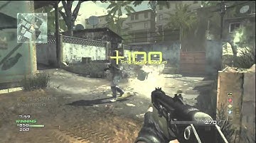 MW3: Insane Unsilenced PP90M1 - 1:50 sec FFA Moab II Mission