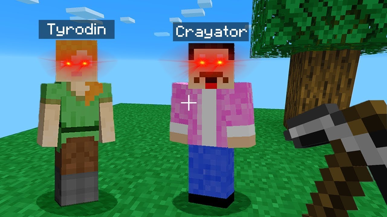 Triggering my friends in Minecraft