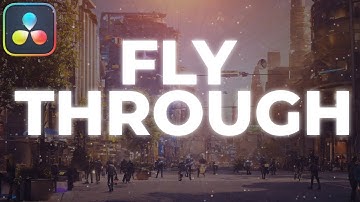 How to Make FLY THROUGH Text Effect in Davinci Resolve 19 Tutorial