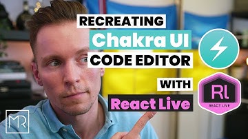 Build a code editor from Chakra UI docs with React Live and TailwindCSS