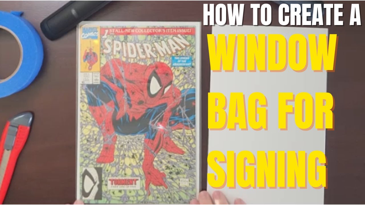 How to Make a Comic Window Bag for CGC Signings (DIY Tutorial)
