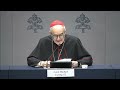 Conferenza stampa, 20 Gennaio 2026