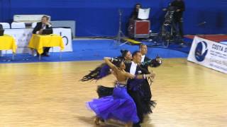 Marco Cavallaro - Letizia Ingrosso, Cambrils 2013, WDSF GrandSlam standard, 3. round - slowfox