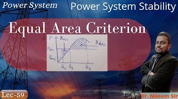 Equal Area Criterion | Solution of Swing Equation | Power System Stability | Lec-59 | Power System