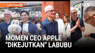 Momen Unik Saat CEO Apple “Dikejutkan” Labubu | Liputan6