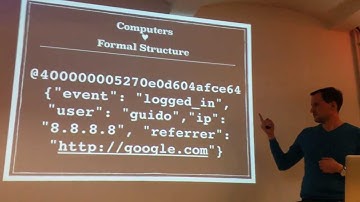 Your Logs Need Structure at Python Users Berlin