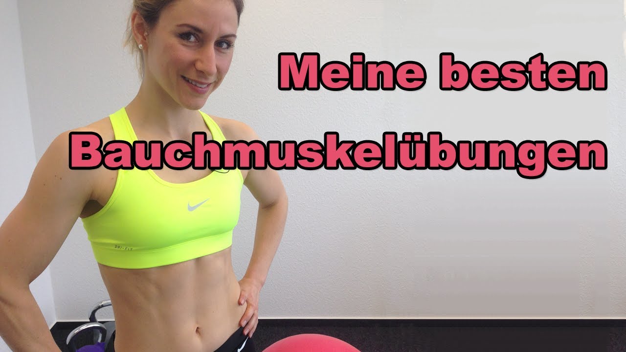 Bauchmuskeltraining Mit Dem Gymnastikball Bauchmuskeltraining Zu Hause Bauchtraining Youtube