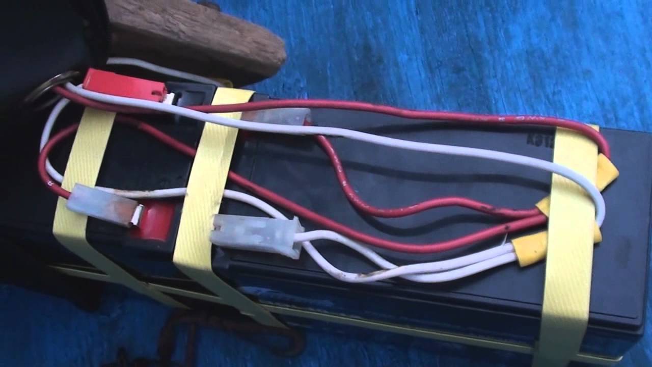 Run Your Trolling Motor on Electric Scooter Batteries! YouTube