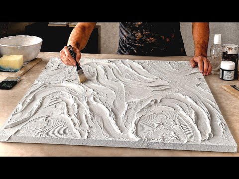 Video Mastering Textured Abstract Art / Stunning Acrylic Painting / Palette Knife Tutorial