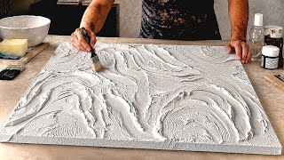 إتقان فن التجريد الملموس / رسم أكريليك مذهل / درس تعليمي لاستخدام سكين الرسم screenshot 3