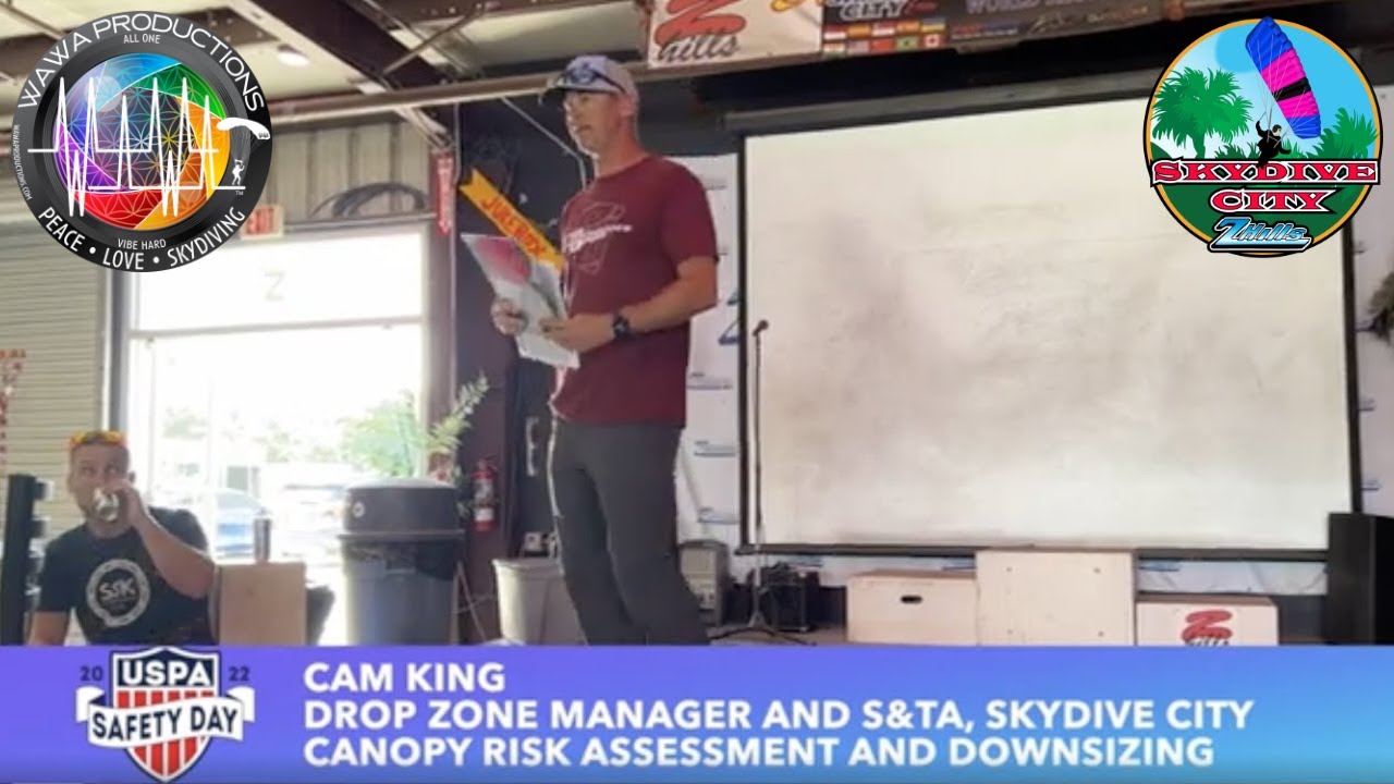 Canopy Risk Assessment and Downsizing Briefing Skydive City Safety Day ...