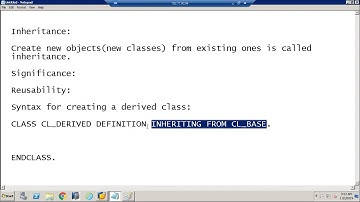 ABAP-OOP_INHERITANCE by Rajsekhar