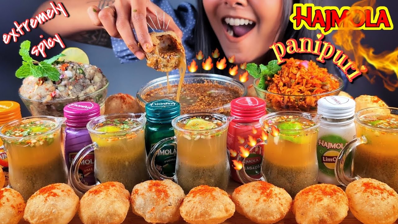 SPICY PANIPURI CHALLENGE | PANIPURI EATING CHALLENGE | INDIAN STREET FOOD | EATING VERY SPICY FOOD