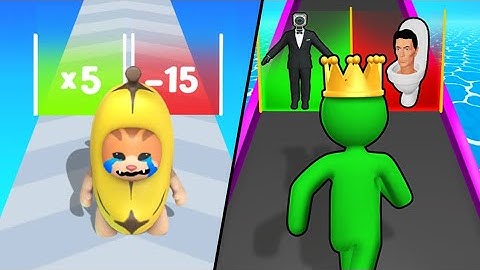 Epic Banana Run | Giant Rush / All Level Gameplay: Android,iOS