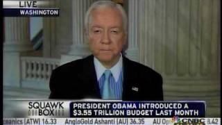 Senator Orrin Hatch on CNBC's Squawk Box Talks about President Obama's Budget Details