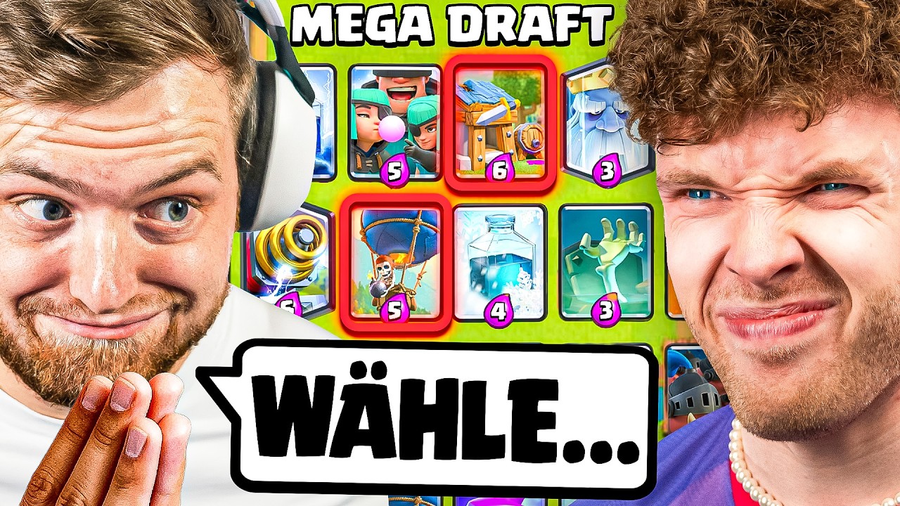 😱🤯TRYMACS WÄHLT MEINE KARTEN, BIS ICH VERLIERE... | Clash Royale Deutsch