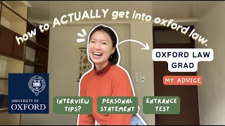 how i ACTUALLY got into Oxford Law (no bullsh*t advice)