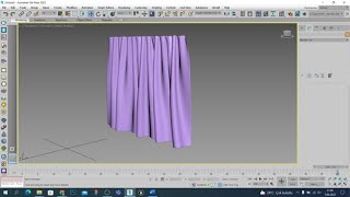 3D Max 14. Ders Perde Modelleme Ve Rüzgar Efekti Verme Cloth, Wind