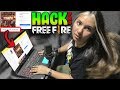 PEGUEI MINHA IRMÃ COMPRANDO HACK PRA FREE FIRE no MERCADO LIVRE!!