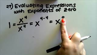 Famous 27) Evaluating Expressions with Exponents of Zero Net Worth