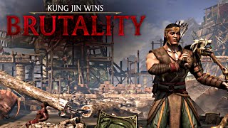 Mortal Kombat X Kung Jin - All Brutalities Hd 60Fps Mkx