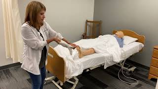 Applying Elasticized Stocking