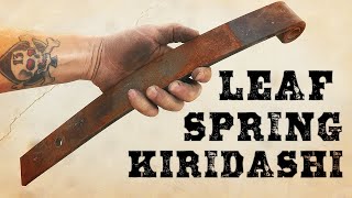 Forging 5 Leaf Spring Kiridashis | Featuring Modern Builds by Brett McAfee 18,574 views 3 years ago 10 minutes, 5 seconds