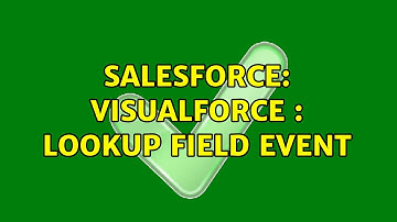Salesforce: Visualforce : Lookup field Event