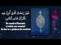 شهر رمضان الذين أنزل فيه القرآن | تلاوة خاشعة عذبة ومؤثرة من القرآن الكريم || القاريء محمد النقيب