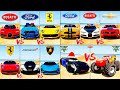 Bugatti chiron vs ford mustang vs lamborghini sian vs ferrari 458   gta 5 mods cars compilation