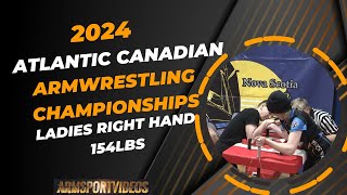2024 Atlantic Canadian Championships - Ladies Right Hand 154lbs