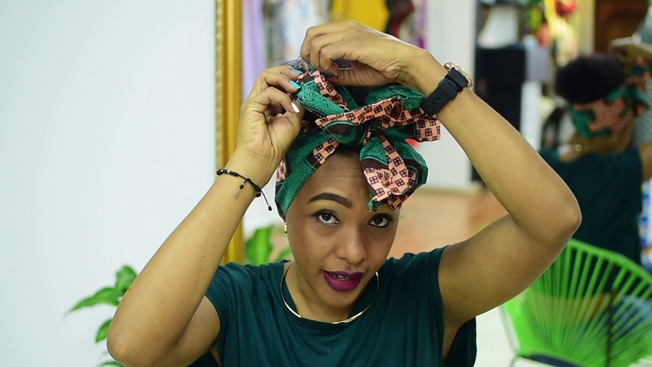 TUTORIAL TURBANTE EN FORMA DE FLOR