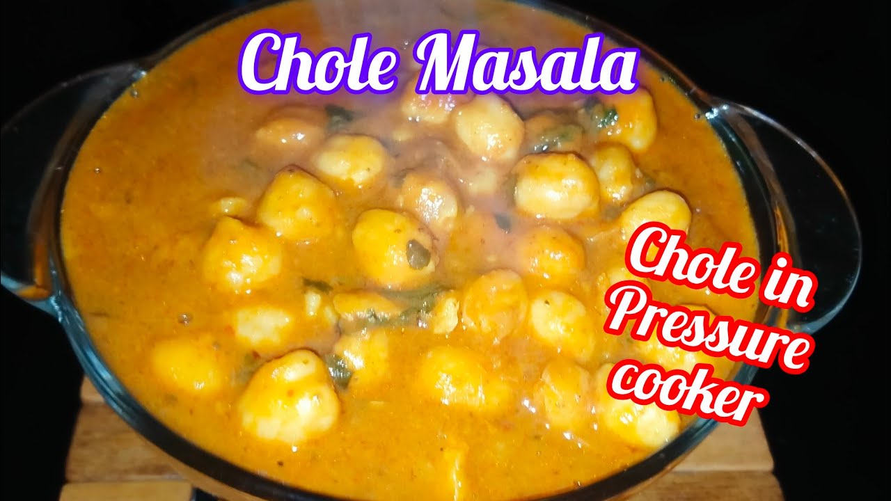 Chole In Pressure Cooker Chole Masala YouTube Chole In Pressure Cooker Chole Masala YouTube