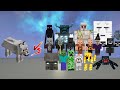 Tamed wolf vs every mc mob minecraft mob battle