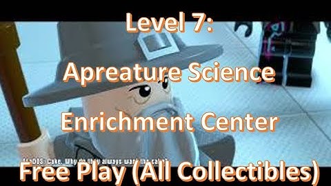 LEGO DIMENSIONS: Level 7 Aperture Science Enrichment Center FREE PLAY (All Collectibles)