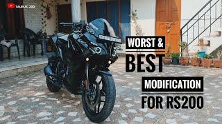 Worst & Best Modification For Pulsar Rs200 Taurus200
