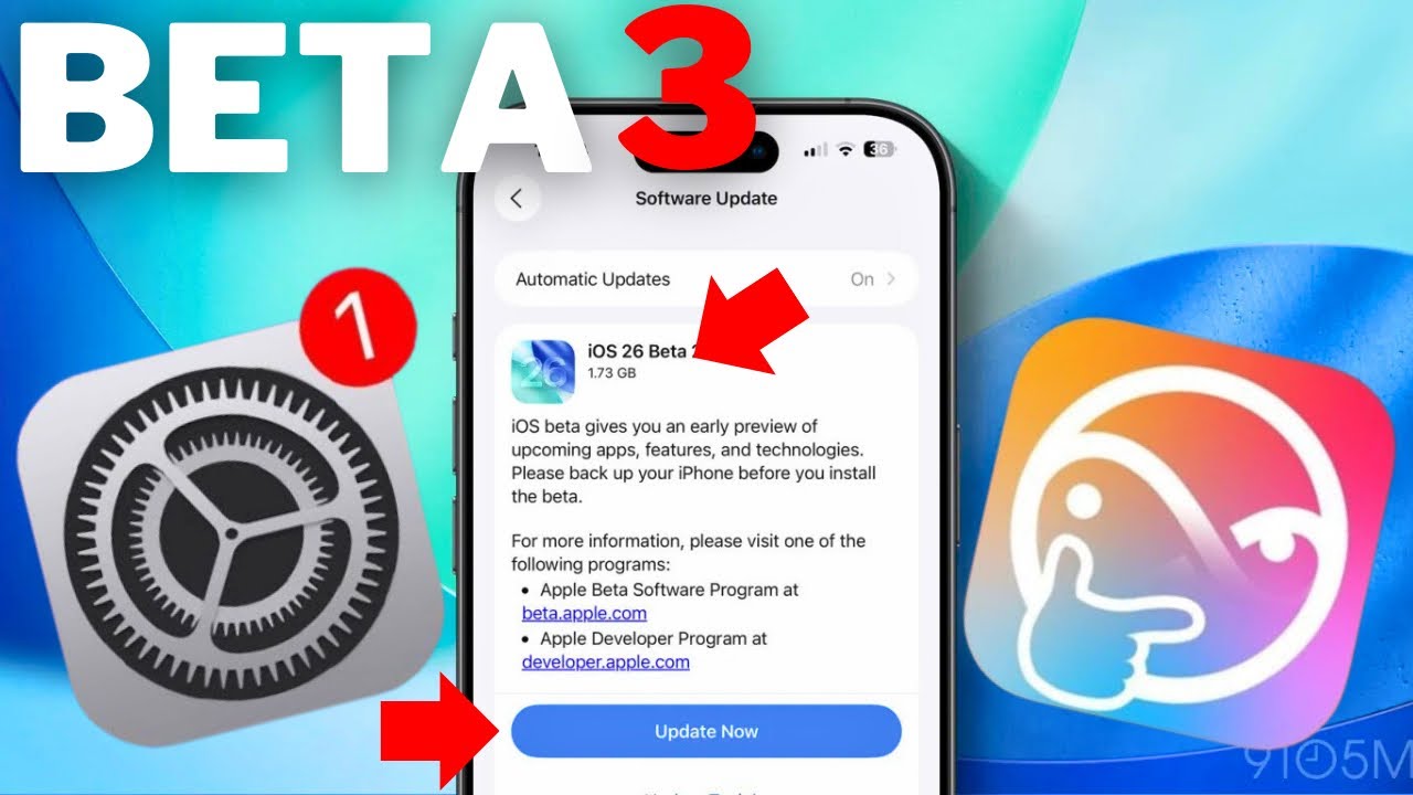 ios 26 beta 3 - PRIMEIRAS IMPRESSÕES E NOVIDADES! - YouTube