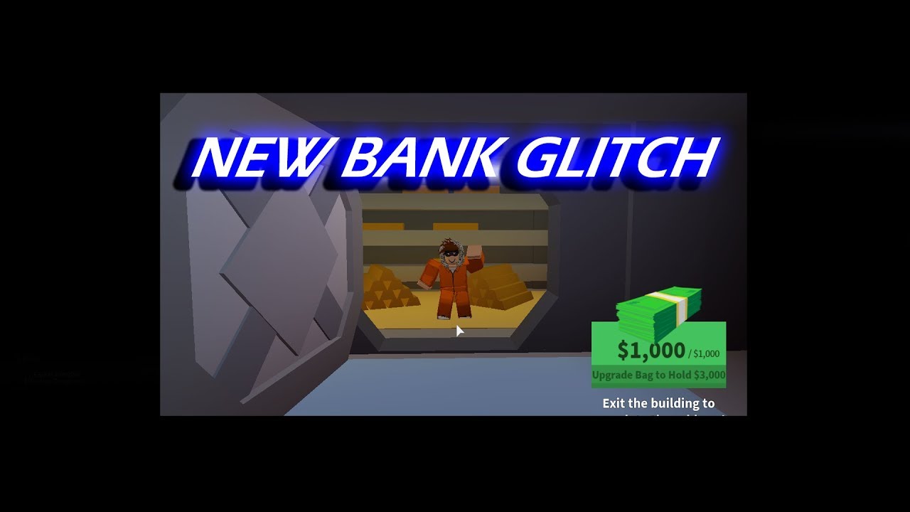 Roblox Jailbreak Glitch Bank Glitch YouTube