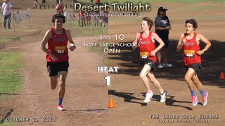 2020 XC - Desert Twilight - 10-1 (Boys' Large Schools Open - Heat 1)