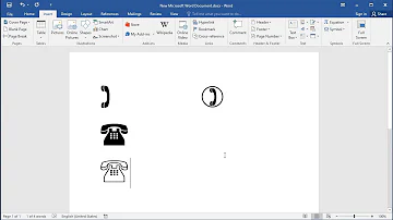 Come trovare il simbolo del telefono in Word?