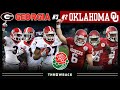 Baker&#39;s Air Attack vs Chubb &amp; the Dawgs&#39; Ground Game! (#3 Georgia vs. #2 Oklahoma 2018 Rose Bowl)