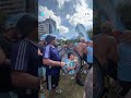 Así fue el banderazo de los hinchas argentinos en Dallas en la previa del partido frente a Austria