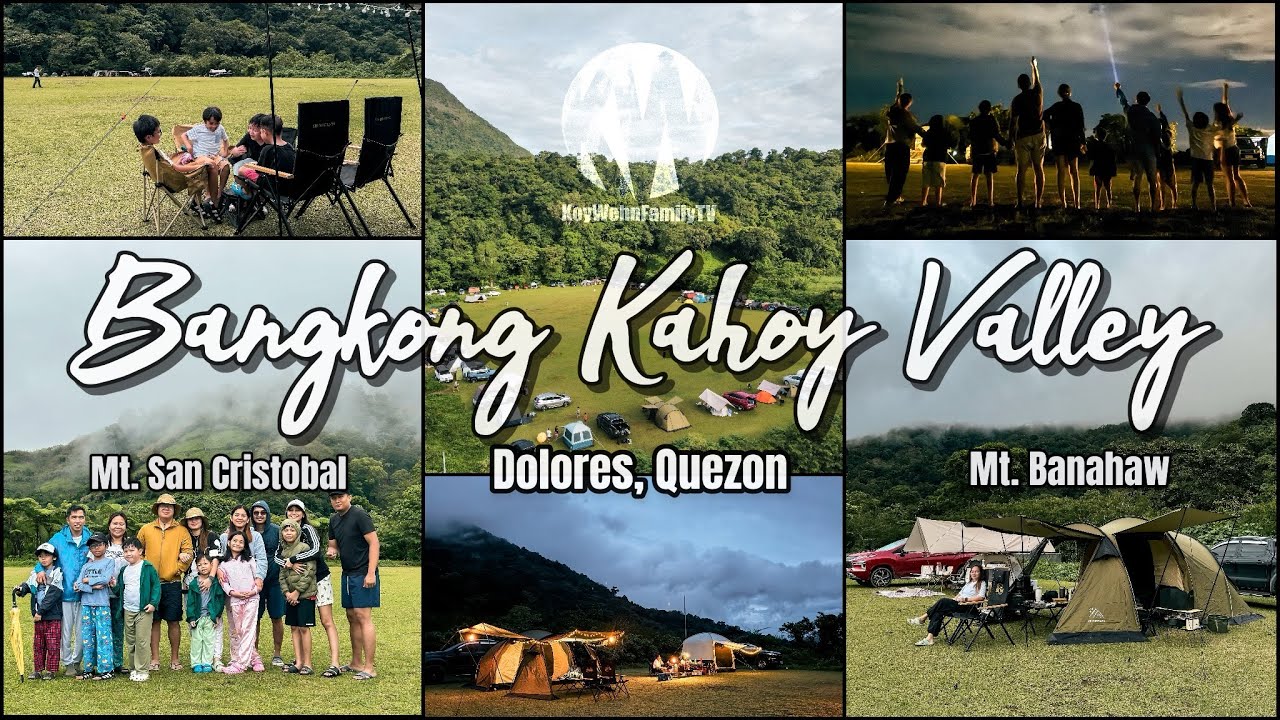 Bangkong Kahoy Valley Camping: A Rainy Adventure in Dolores, Quezon [4k]