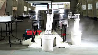 Testing of YBS Tumbler Screener with Ultrasonic