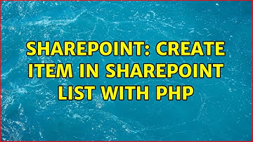 Sharepoint: Create item in Sharepoint List with PHP