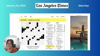 LA Times Crossword | January 25, 2025, Saturday